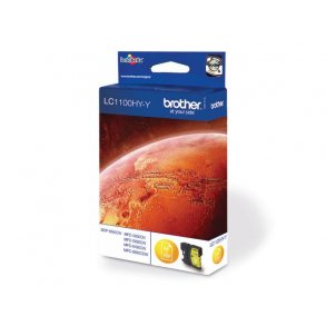 Blkpatron BROTHER LC1100HYY gul