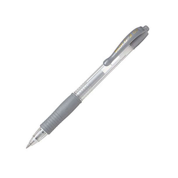 Gelkuglepen PILOT G-2 metallic slv