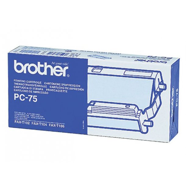 Farvebnd BROTHER PC75 sort