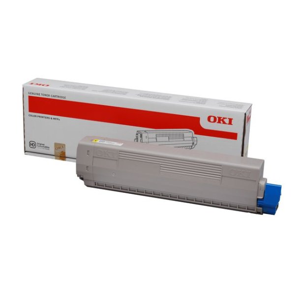 Toner OKI 44844613 gul