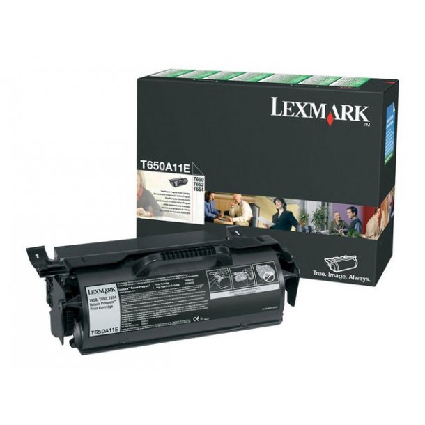 Toner LEXMARK T650H11E sort High capacity