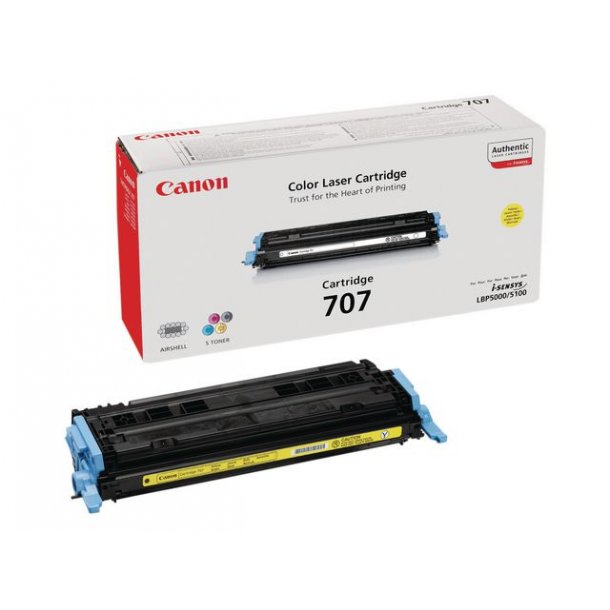 Toner CANON 9421A004 CRG707Y gul (lagersalg)