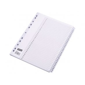 Kartonregister STAPLES A4 1-31