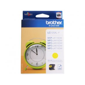 Blkpatron BROTHER LC125XLY gul