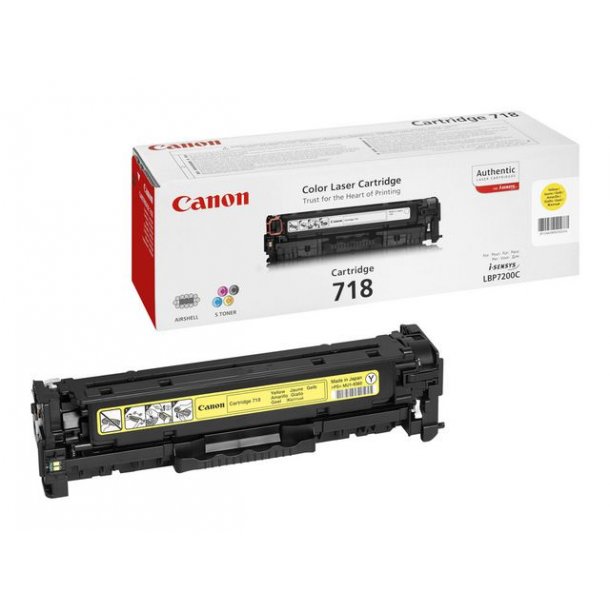 Toner CANON 718Y gul