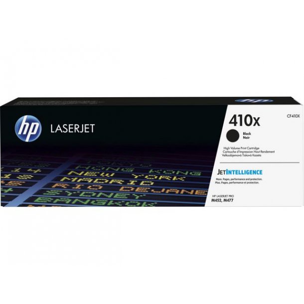 Toner HP 410X Sort CF410X