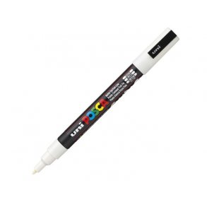Marker Posca PC-3M hvid