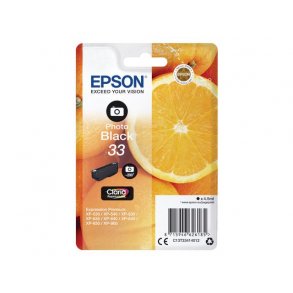 Blkpatron EPSON C13T33414012 Sort