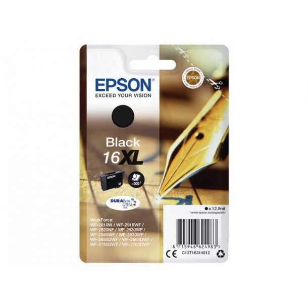 Blkpatron EPSON C13T16314012 Sort