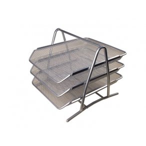 Brevbakkest metal/trd 3 bakker slv