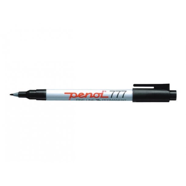 Marker PENOL 777 perm. 1mm - sort