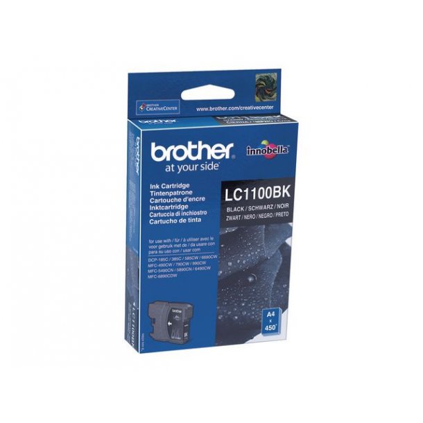 Blkpatron BROTHER LC1100BK sort