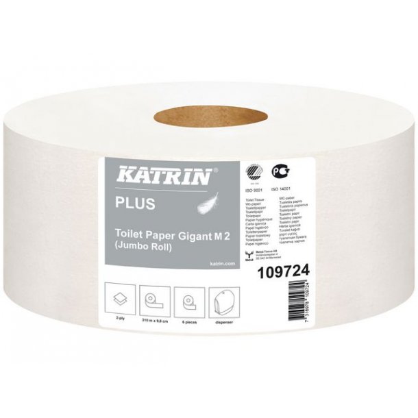 Toiletpapir KATRIN Gigant Plus M2 6/PK