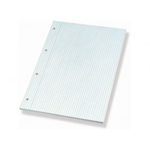 Blok sidelimet BANTEX A4 4hul kva (5 blokke)