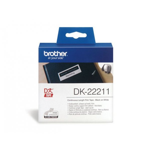 Etiket BROTHER 29mm plast DK22211