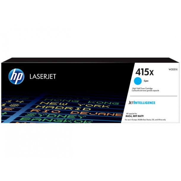 Toner HP W2031X 415X Cyan