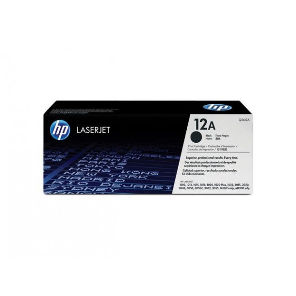 Toner HP Q2612A 12A Sort