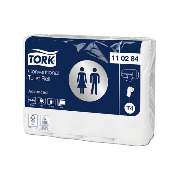 Toiletpapir TORK Adv. T4 2-lags 24/pk. 110284