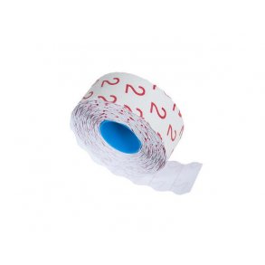 Prisetiket 26x16mm METO perm hvid 12000/12 pk