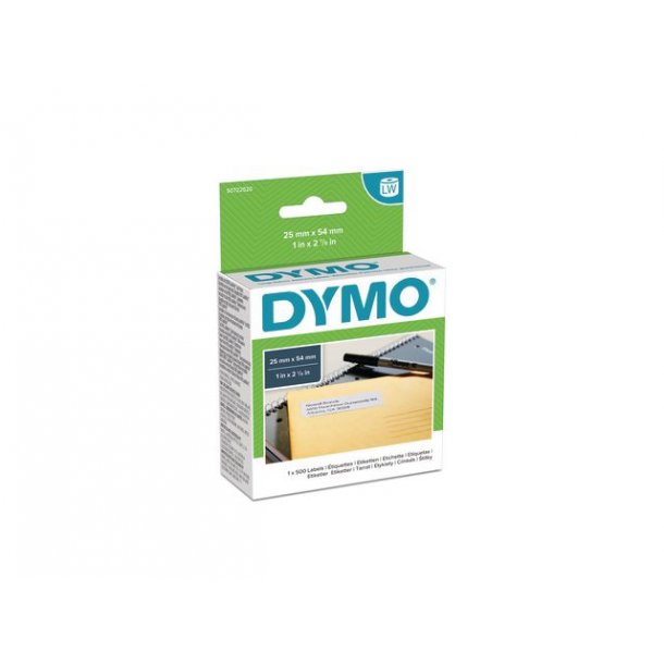 Etiket DYMO Retur. 25x54mm 11352 500/pk