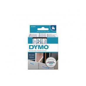 Tape DYMO D1 12mm bl p hvid