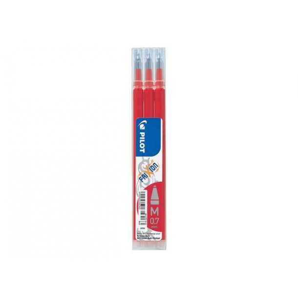 Refill PILOT Frixion 0,7mm rd 3/pk.