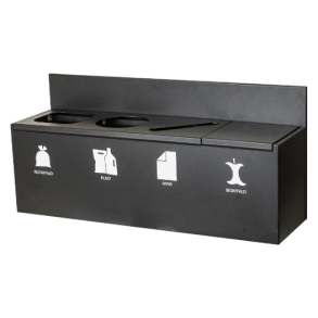 Væghængt affaldssortering