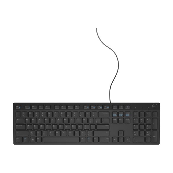 Dell KB216 Dansk USB tastatur Sort