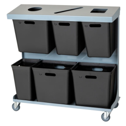 Kildesorteringsvogn 36x89x92cm 100L