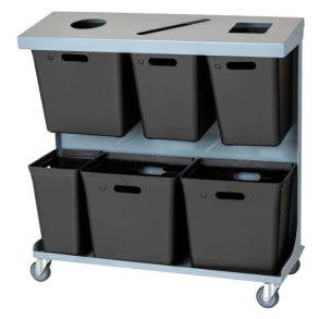 Kildesorteringsvogn 36x89x92cm 100L
