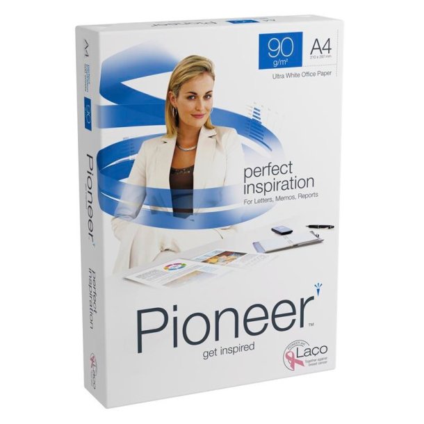 Kopipapir Pioneer 90g A4 500ark/pak