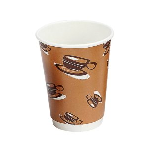 Kaffebger 12oz 34cl Hot Cup Double Wall pap 25stk/kar (incl afgift)