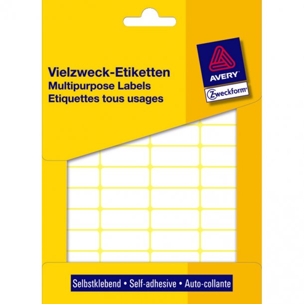 Etiket Avery hvid 32x10mm 3320 1144stk/pak