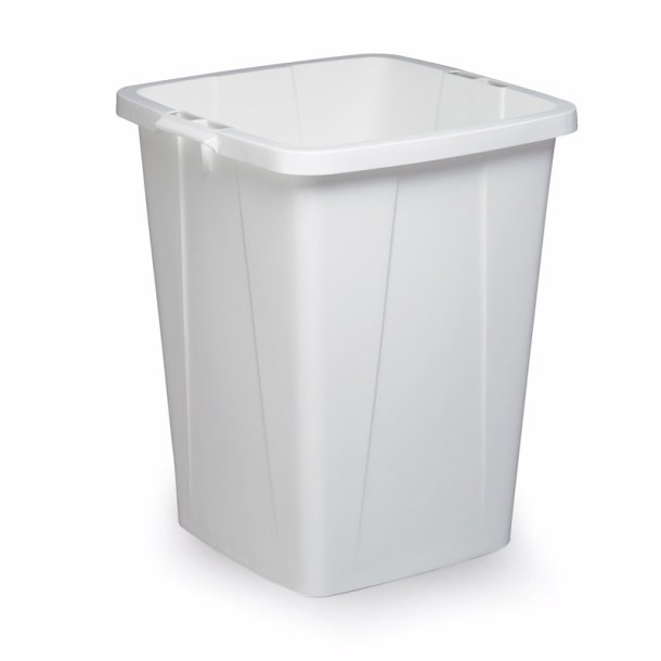Affaldsspand DURABIN 90l firkantet hvidv