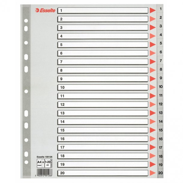 Register maxi A4 1-20