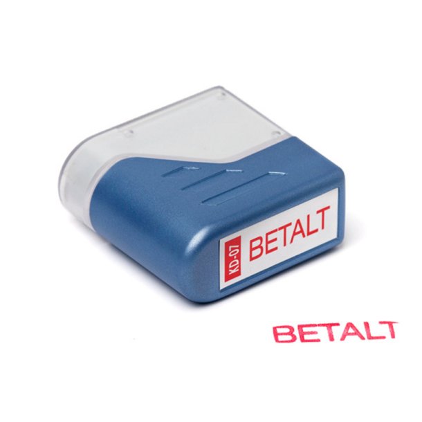 Deskmate "Betalt" Stempel