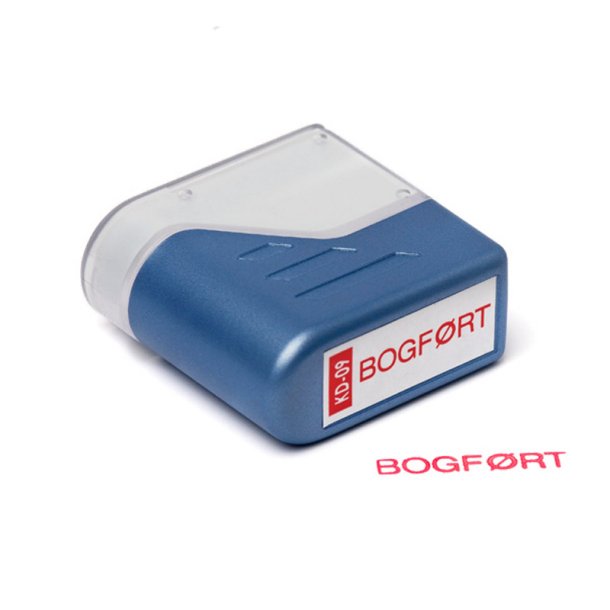 Stempel Deskmate Bogfrt rd tekst