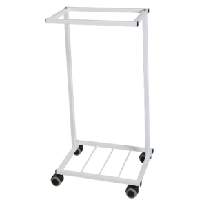 Tina Trolleys affaldsstativ m/hjul 110L hvid