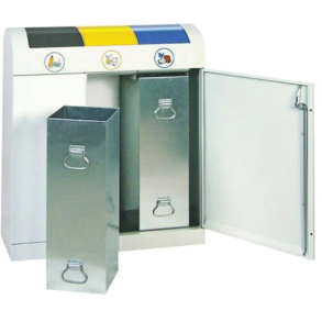 Affaldssorteringsbokse 3x45L