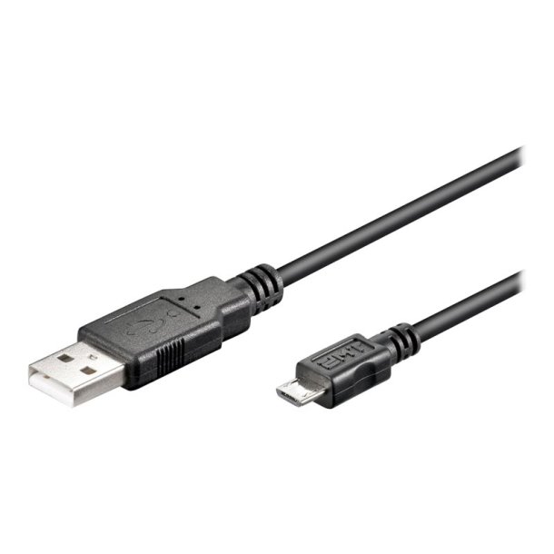 Goobay USB A til USB Micro 0,3 meter kabel
