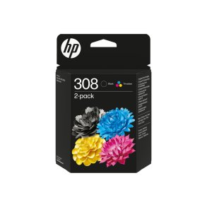 HP 308 Sort Gul Cyan Magenta Bl�k