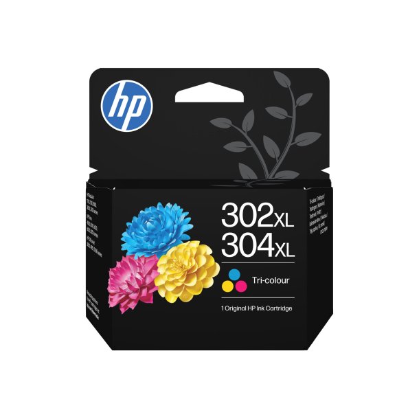 Bl�kpatron HP 302XL/304XL farve Original