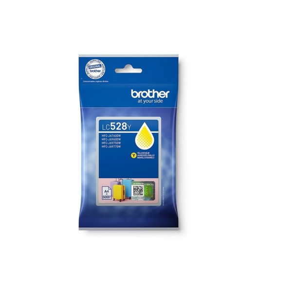 Brother LC528Y Gul Op til 5000 sider ISO/IEC 24711