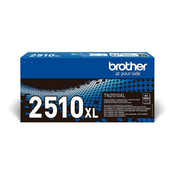 Brother TN-2510XL Sort 3000 sider Toner