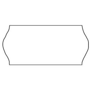 Prisetiketter Wave 26x12mm aftagelig