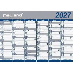 K�mpekalender papir i r�r 27064000 6mdr pr side