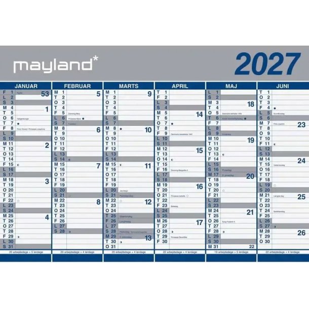 K�mpekalender papir i r�r 27064000 6mdr pr side