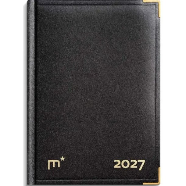 Mayland �rbog dagkalender sort kunstskind indbundet 27190000