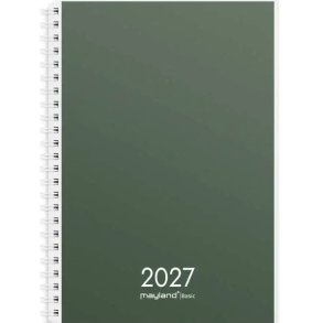 Mayland Basic spiralkalender 27267000 A5 uge PP 14,8x21cm