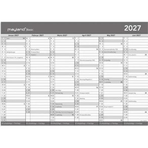 BASIC KONTORKALENDER A3 27268500